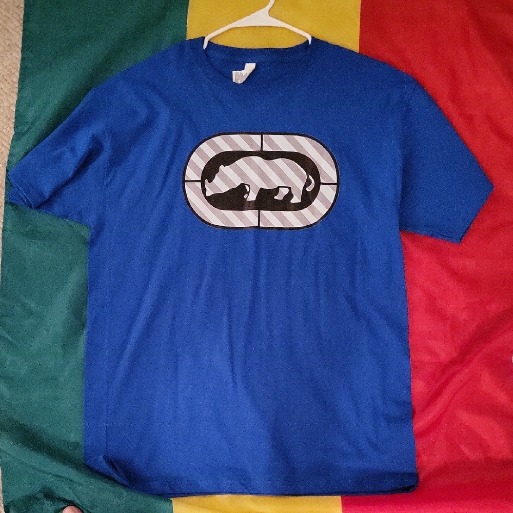 Bold Blue Graphic Tee